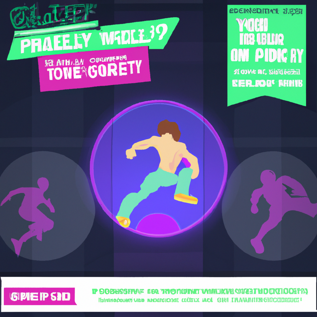 Gallery screenshot: neon platformer